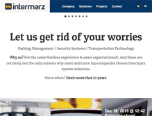 Tablet Screenshot of intermarz.ro